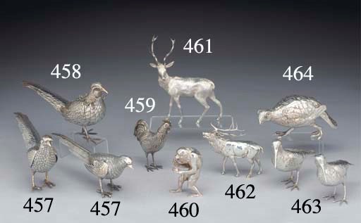 A Continental Silver Table Ornament
