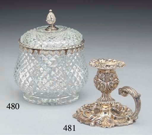 A George III Silver Chamber Candlestick