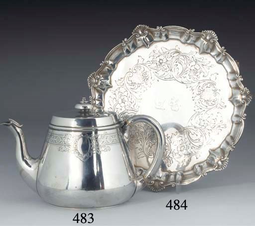 A Victorian Silver Salver