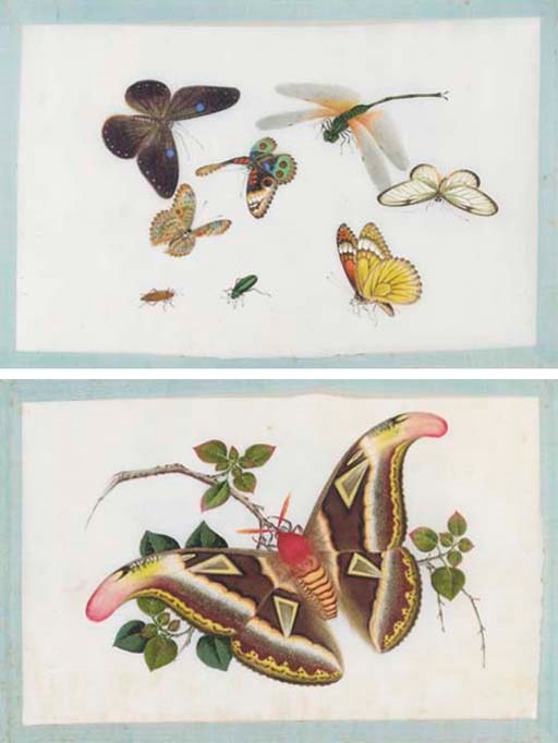 A ricepaper album, 19th century