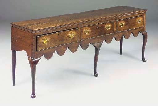 AN ENGLISH OAK DRESSER