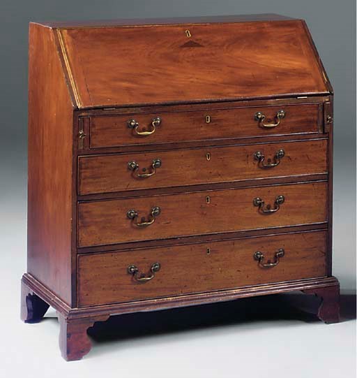 A mahogany bureau