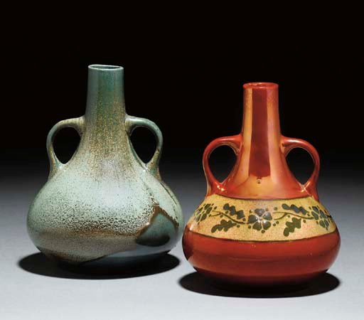 Two Twin-handled Vases