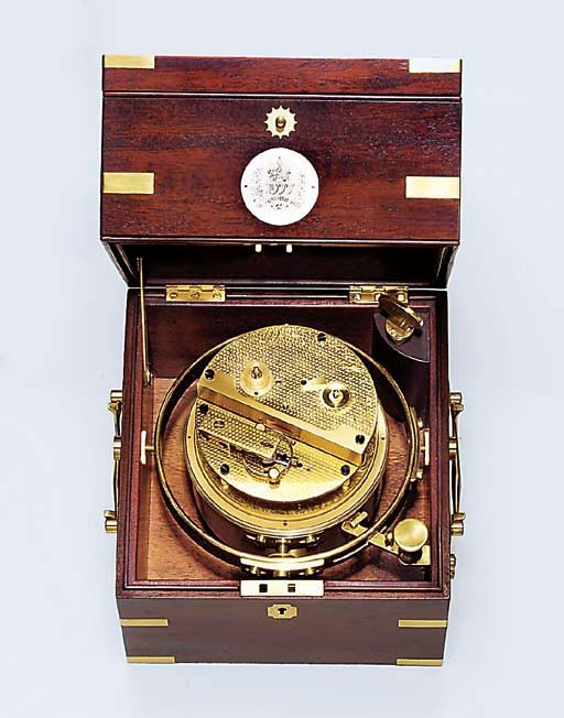 An Elizabeth II brass-bound mahogany eight-day limited edition Silver Jubilee marine chronometer