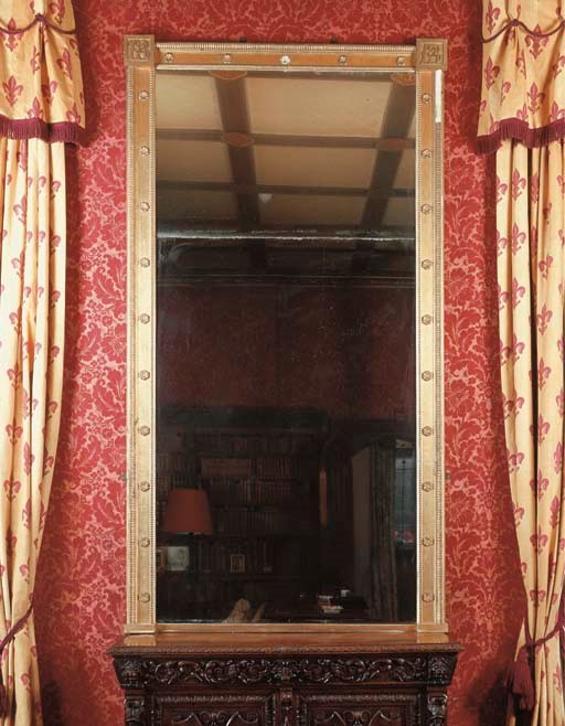 A LATE REGENCY GILTWOOD AND COMPOSITION PIER-GLASS