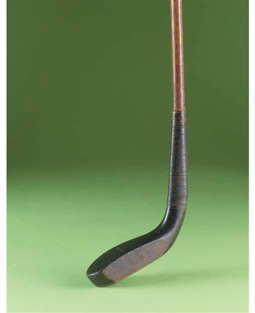 A SCARED-HEAD LONG NOSE PUTTER BY ROBERT FORGAN, ST ANDREWS