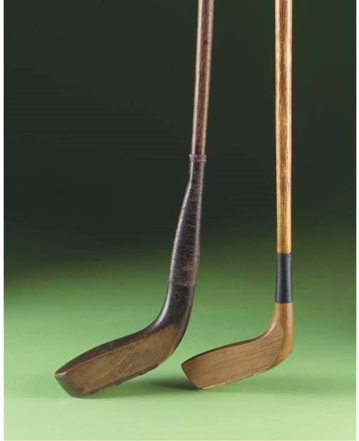 A SCARED-HEAD LONG-NOSED PUTTER BY R.T. COBB
