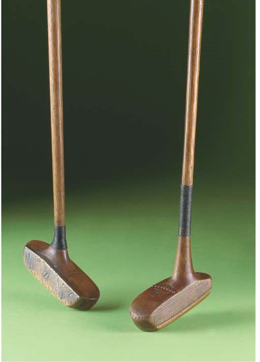 A SCHENECTADY STYLE LEFT-HANDED PUTTER