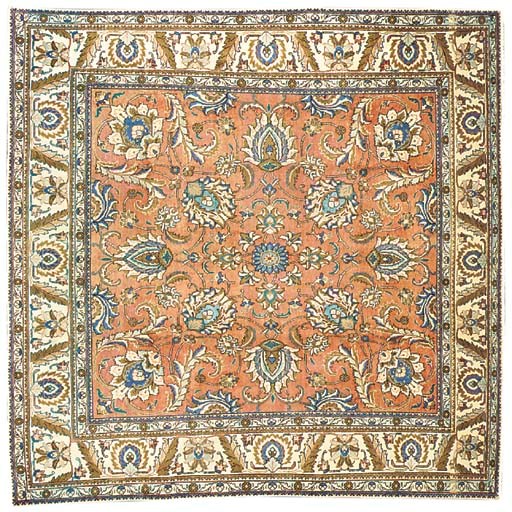 A Tabriz carpet