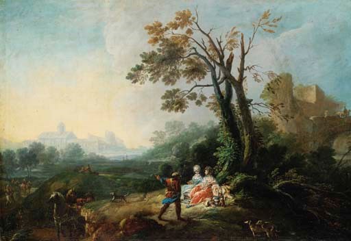 SUIVEUR DE JACQUES PHILIPPE DE LOUTHERBOURG