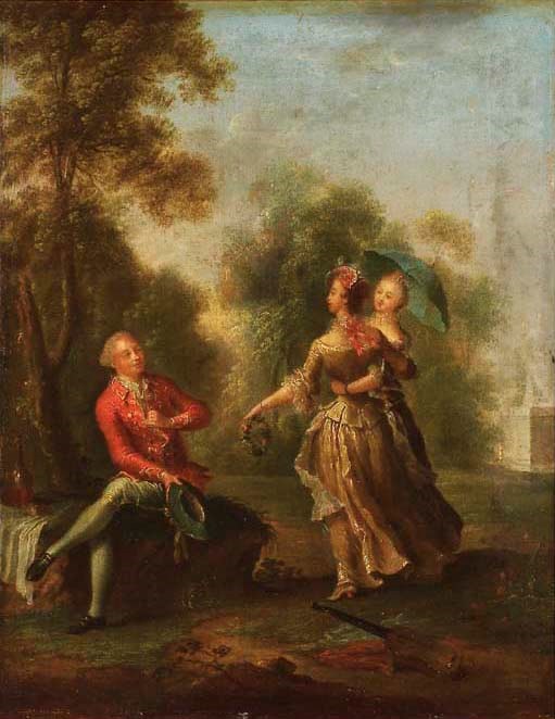 ECOLE ALLEMANDE DU XVIIIEME SIECLE