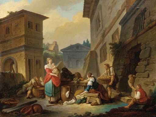 ENTOURAGE DE ETIENNE JEAURAT (PARIS 1699-1789 VERSAILLES)