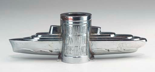 A perfume bottle from the S.S. Normandie's maiden voyage