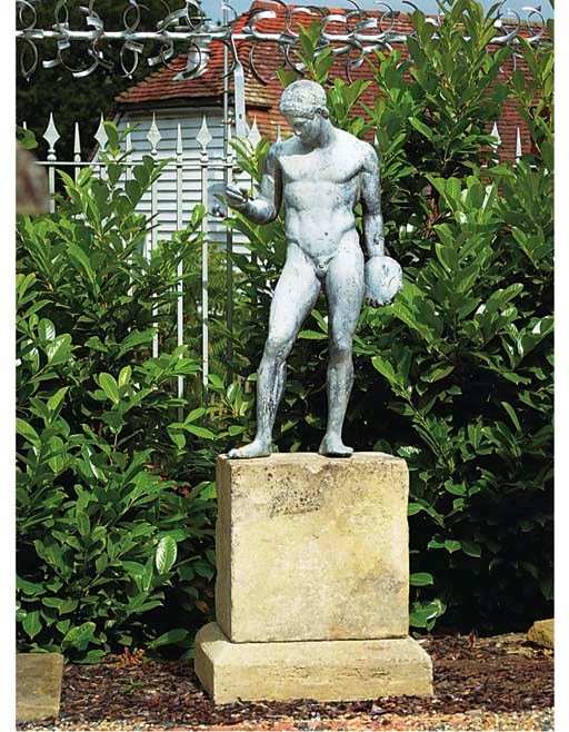A LEAD FIGURE OF AN ATHLETE