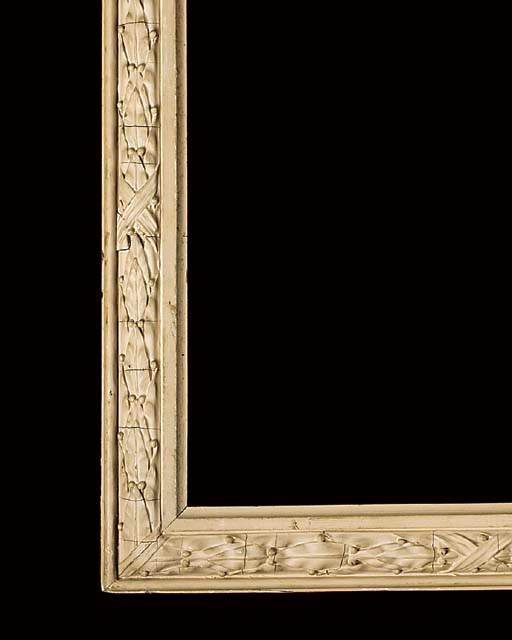 A large painted composition picture frame