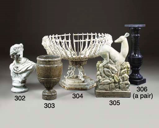 A granite urn