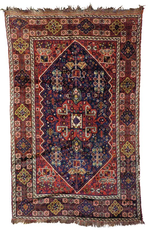 A SHIRAZ RUG,
