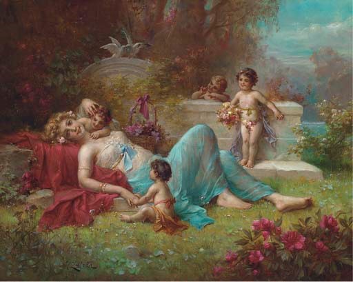 Hans Zatzka (Austrian, 1859-1945)