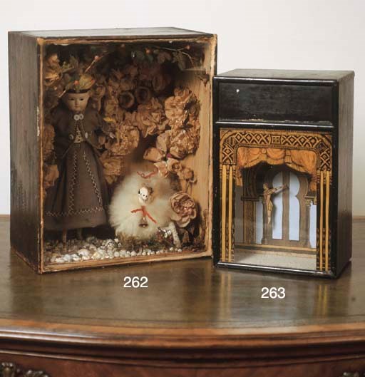 A VICTORIAN SAND-TOY ACROBAT