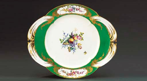 A SEVRES TUREEN-STAND