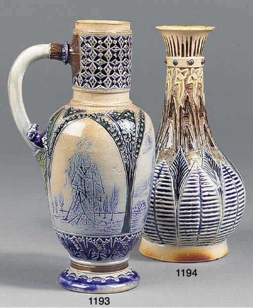 A MARTIN BROTHERS STONEWARE JUG