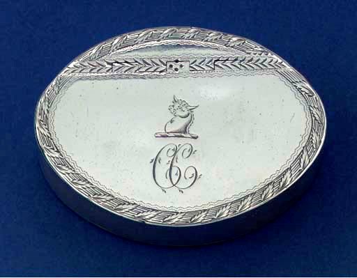An Irish Provincial snuff box