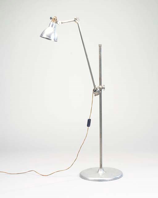 AN ADJUSTABLE GRAS FLOOR LAMP