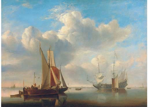 Edward William Cooke, R.A.  (1811-1880), after Willem van de Velde, the Younger