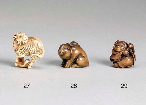 NETSUKE EN BOIS