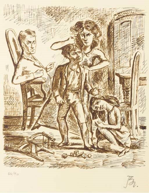 [BALTHUS] -- BRONTE, Emily (1818-1848). Wuthering Heights. Avec lithographies de Balthus. Paris: Librairie Séguier, 1989.
