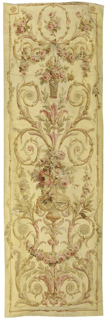 AN AUBUSSON PANEL ENTRE FENETRE