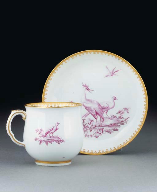 A Chelsea coffee-cup and saucer