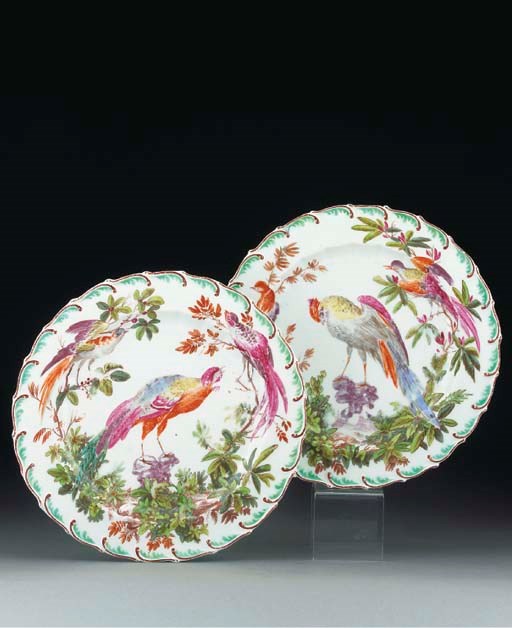 A pair of Chelsea plates