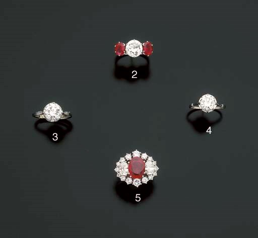 BAGUE RUBIS ET DIAMANTS