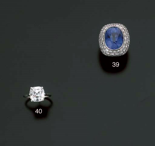 BAGUE SOLITAIRE DIAMANT, PAR MELLERIO