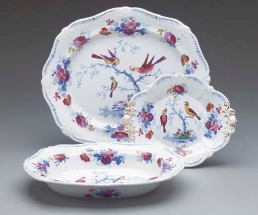 A JOHN & WILLIAM RIDGWAY GRANITE CHINA PART SERVICE,