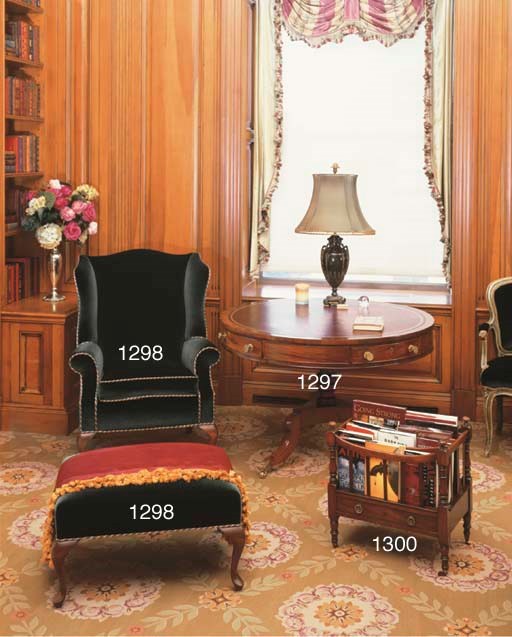 A VICTORIAN MAHOGANY CANTERBURY,
