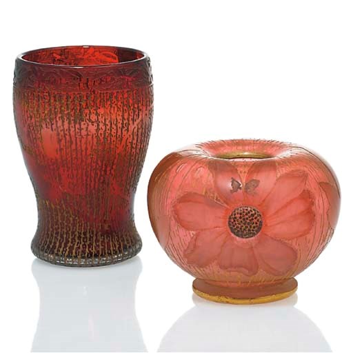 PETIT VASE BOULE SUR TALON ET GOBELET