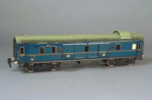 A Märklin four-axle 1944J 40cm. CIWL Passenger Baggage Van