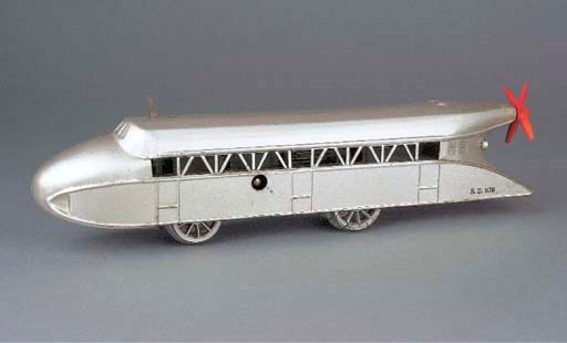 A  Märklin clockwork SZ970 B (0-4-0) Zeppelin Railplane