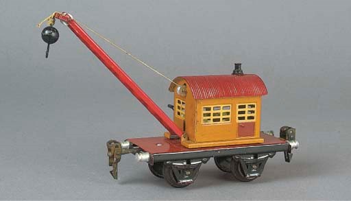 A  Märklin two-axle 1668 13cm. Crane Wagon