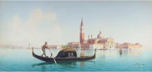 (2)  Umberto Ongania (Italian, late 19th Century)