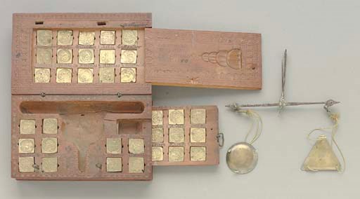 A 17th-Century Dutch coin balance