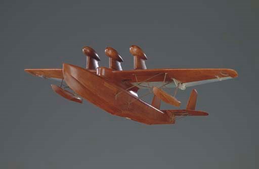 An exceptional wind-tunnel model of a modified Le Loire 102 "Bretagne" flying boat