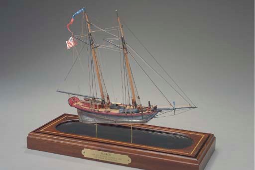 A scale model of the revenue cutter Search