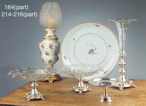 Three various English silver objects