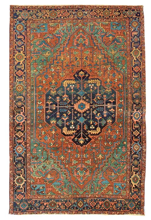 A Heriz carpet