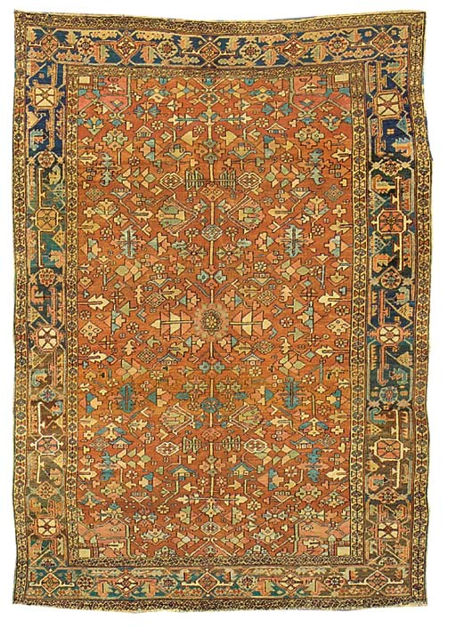An Heriz carpet