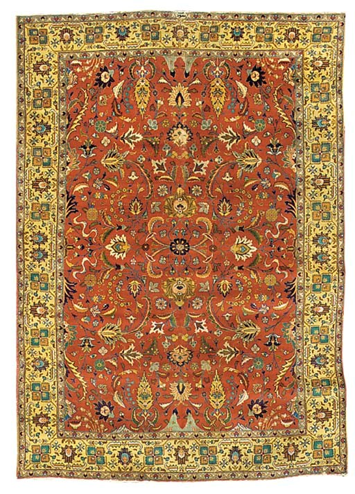 A Tabriz carpet