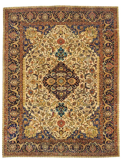 A fine Tabriz carpet